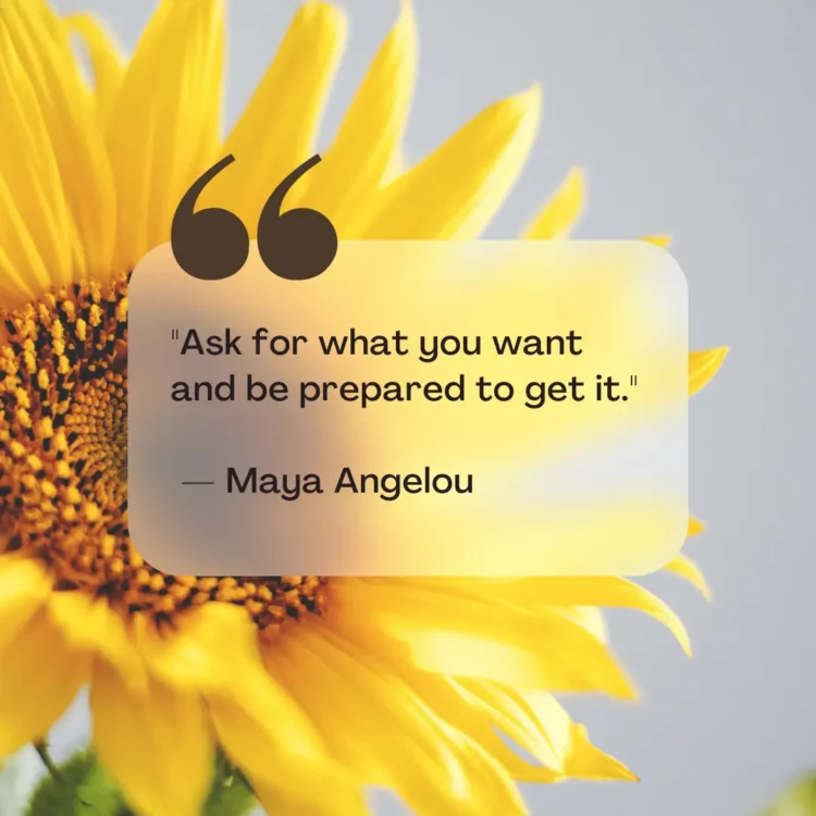 Manifestation quotes from Maya Angelou.