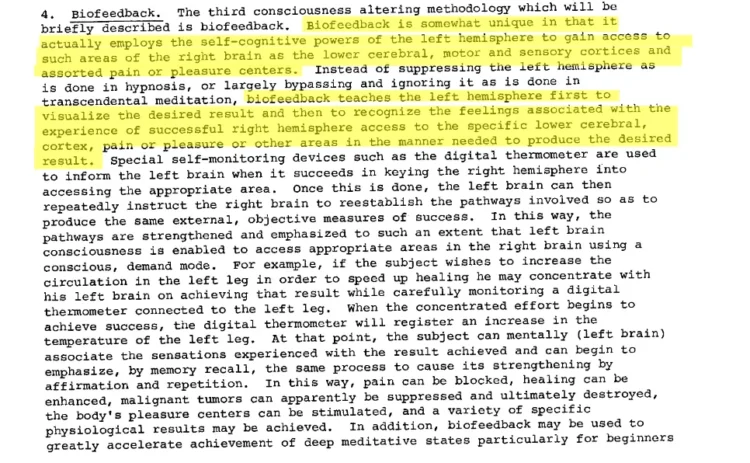 CIA gateway process document section 4 with highlight lines.