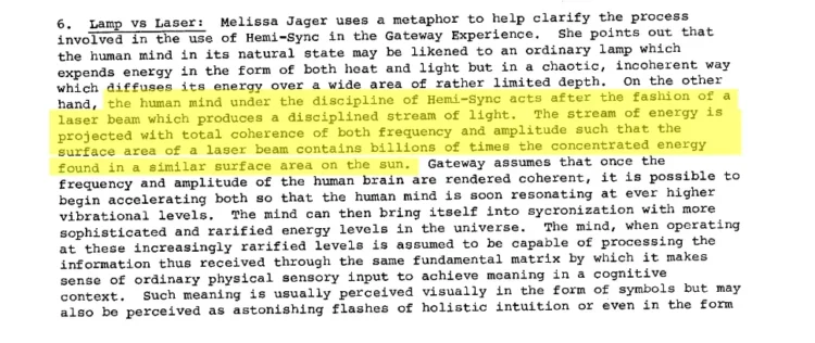 CIA gateway process document section 6 with highlight lines.