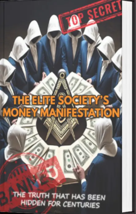 AI generated Cover image of the elite society's money manifestation website.