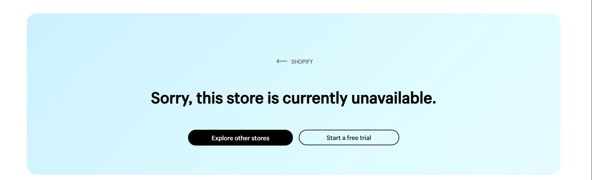 Vibrations of manifestation shopify store down.